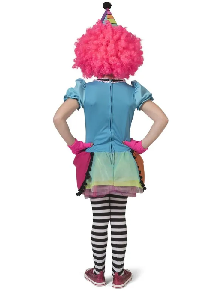 Déguisement enfant Clown arc-en-ciel Fille - Taille 116 Enfant Déguisements Enfants