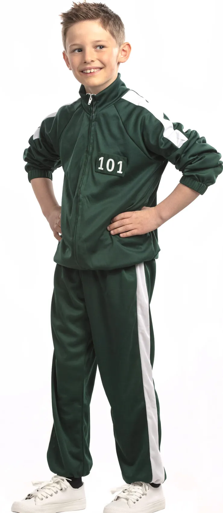 Sale Déguisement Enfant Joueur Squid Game Homme - Vert - Taille 164 Enfant Déguisements Enfants