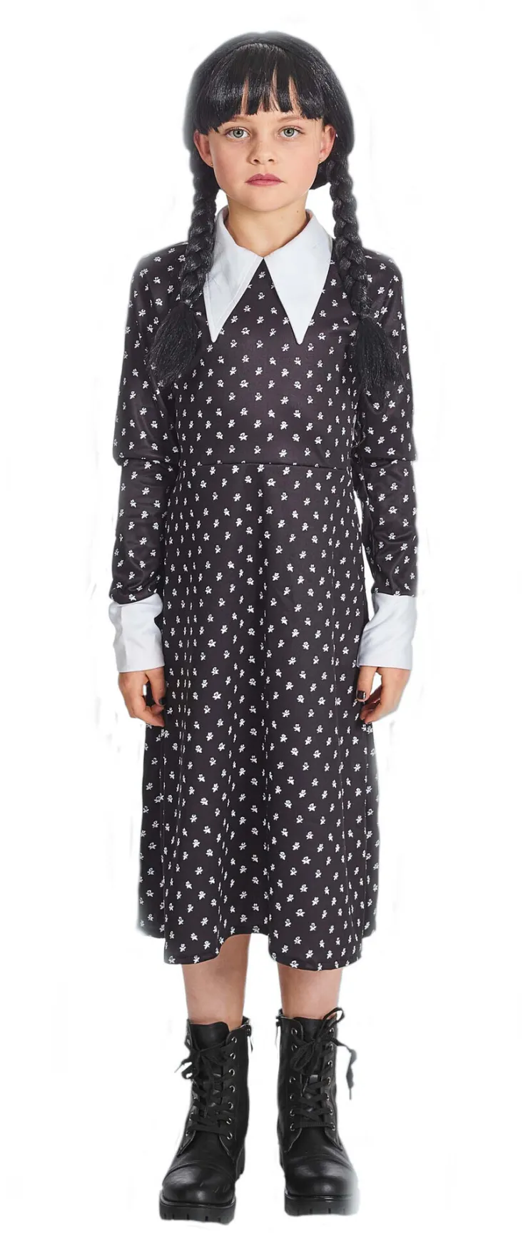 Discount Déguisement Enfant Mercredi Addams - Taille 140 Enfant Déguisements Enfants