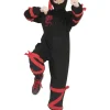 Sale Déguisement enfant Ninja Noir avec Dragon Rouge - Taille 164 Enfant Déguisements Enfants