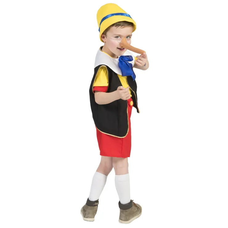 New Déguisement enfant Pinocchio - Taille 128 Enfant Déguisements Enfants