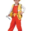 Hot Déguisement Enfant Salopet Orange avec Veste Fluo - Taille 116 Enfant Déguisements Enfants