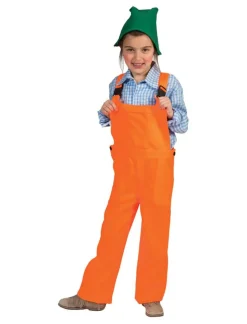 Best Déguisement Enfant Salopet Orange avec Veste Fluo - Taille 164 Enfant Déguisements Enfants