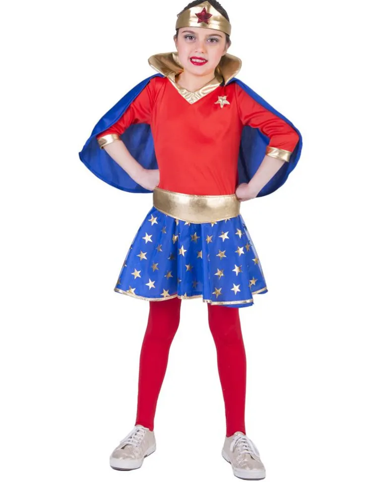Hot Déguisement enfant Super Girl - Taille 128 Enfant Déguisements Enfants