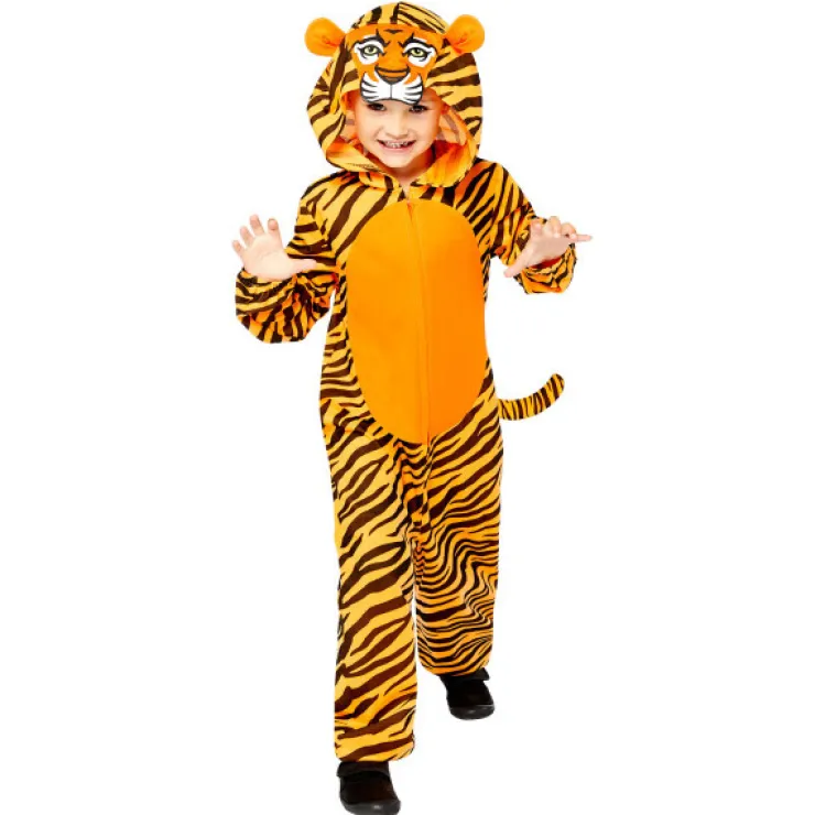 Clearance Déguisement enfant Tigre Onesie - 3-4 ans Enfant Déguisements Enfants