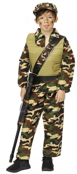 Sale Déguisement Militaire Enfant - Taille 152 Enfant Déguisements Enfants