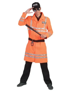 Hot Déguisement Policier Orange - Taille unique Déguisements Adultes
