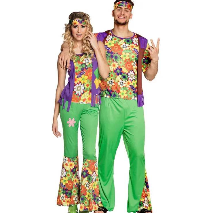 Clearance Déguisement Woodstock Hippie Femme - M Déguisements Adultes