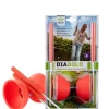 New Diabolo caoutchouc - Fluo Rouge Jeux De Plein Air