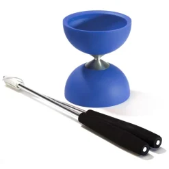 Hot Diabolo caoutchouc bleu Jeux De Plein Air