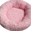 Sale Donut rose coussin pour chien 45x45x15 cm Dormir Confortablement