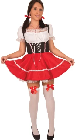 Hot Drindl Jupe rouge et bustier noir - Taille 38 Déguisements Adultes