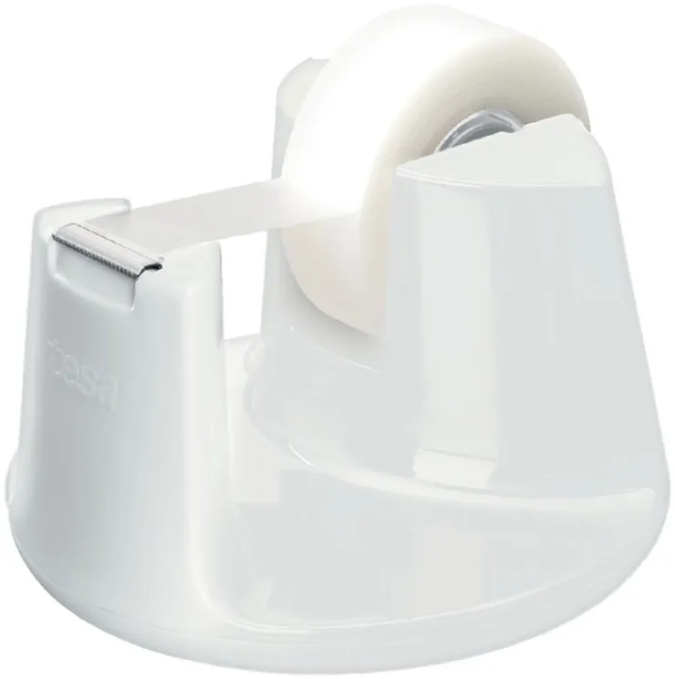 Sale Dérouleur de table blanc + ruban adhésif transparant, 33 m x 19 mm Rubans Adhésif