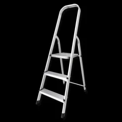 New Echelle en aluminium 3 marches Escabeaux|Escabeaux
