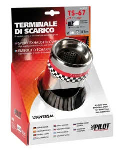 Outlet Embout D' Échappement Réglable TS-67 Accessoires Voiture