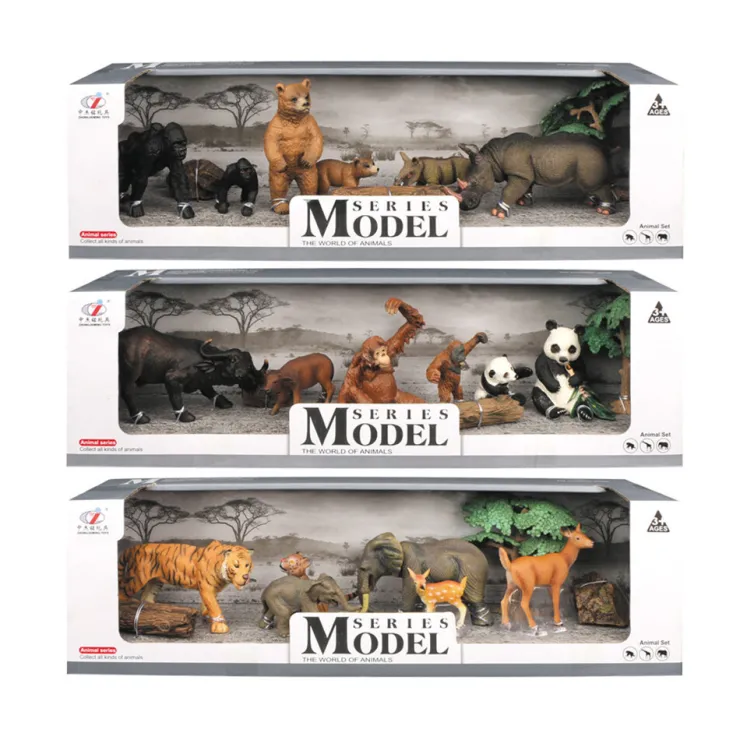 Hot Ensemble animaux sauvages - par pièce Sets À Jouer Figures Et Animaux