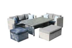 Hot Ensemble lounge Ankara en imitation osier Salons De Jardin|Meubles De Jardin