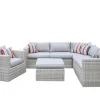 Clearance Ensemble lounge Arras en imitation osier Salons De Jardin|Meubles De Jardin