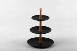 New Etagère noir 3 etages Rangement De La Cuisine