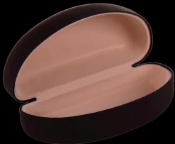 New Etui à lunettes brun Soins Du Visage