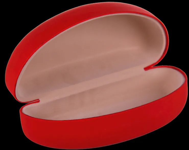 Clearance Etui à lunettes rouge Soins Du Visage