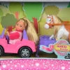 New Evi Love Jeep M/Paardenaanhang Sets À Jouer Figures Et Animaux