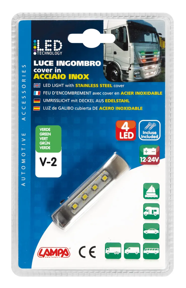 New Feu D'encombrement 12/24V Vert Éclairage