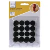 Best feutre adh rond 20mm noir 32pieces Des Ferrures De Meubles Et De Portes