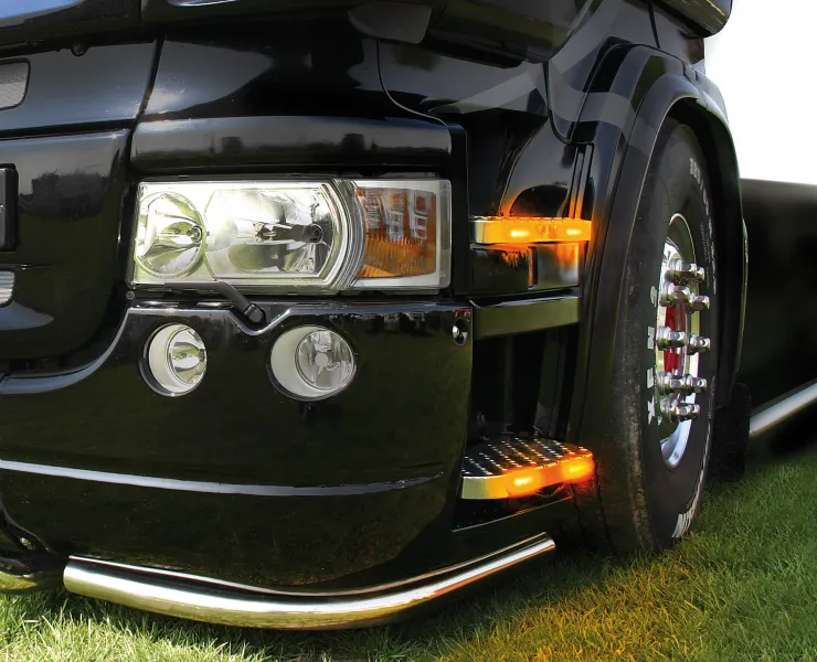 Clearance Feux de position 4 LEDS 24V Ambre Éclairage