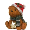 Clearance Figurine ours Noël avec lumière LED 30cm Statues, Figurines Et Maisons