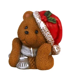 Hot Figurine ours Noël 25cm Statues, Figurines Et Maisons