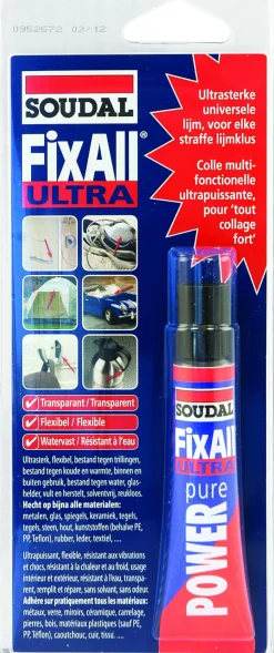 Fix all ultra transparent 20 ml Colle