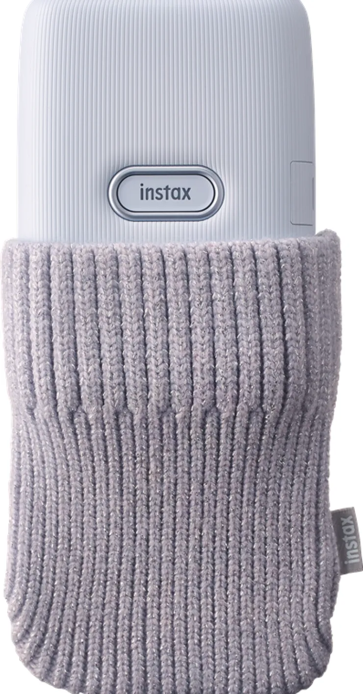 Hot Fujifilm Instax Mini Link housse chaussette - Blanc Accessoires Appareil Photo