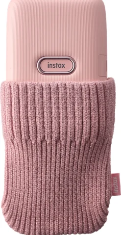 Outlet Fujifilm Instax Mini Link housse chaussette - Rose Accessoires Appareil Photo