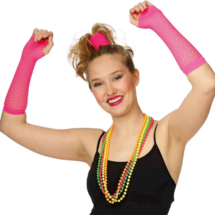 New Gant En Résille Fuchsia Accessoires