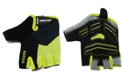 Clearance Gants verts/noirs Gel - L Accessoires Vélo
