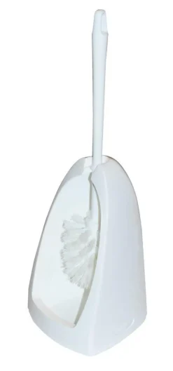 Discount Garniture brosse de toilette blanche Accessoires De Toilette