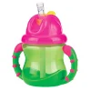 Hot Gobelet anti-goutte Flip-It avec anses - Vert - 240ml - 12m+ Ustensiles De Repas