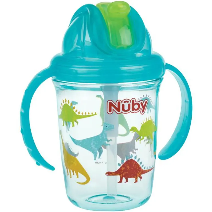 New Gobelet Flip-it en Tritan™ avec anses - Aqua - 240ml - 12m+ Ustensiles De Repas