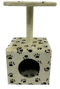 Sale Grattoir beige avec pattes Dormir Confortablement|Arbre À Chat