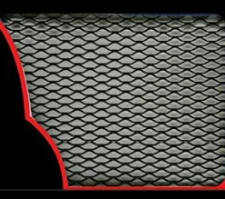 Outlet Grille en aluminium noir 33 x 1100 cm Accessoires