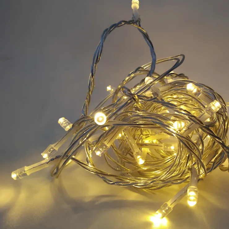 New Guirlande lumineuse avec 40 lampes cuivre blanc chaud LED - 3m Décoration De Sapin