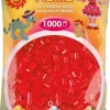 Discount Hama midi perles 1000 pcs rouge transparent Artisanat