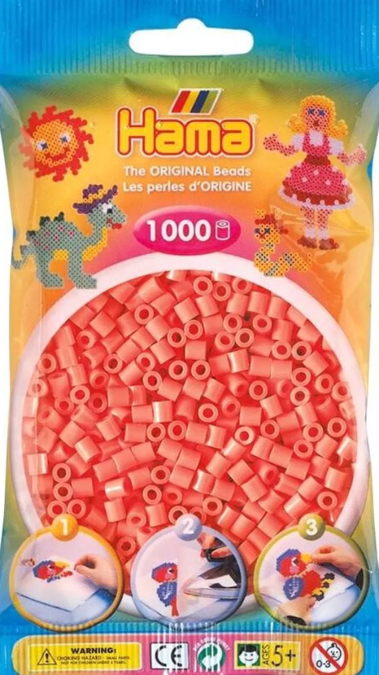 New Hama 1000pcs perles pastel rouge Artisanat