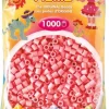 Sale Hama 1000pcs perles rose Artisanat