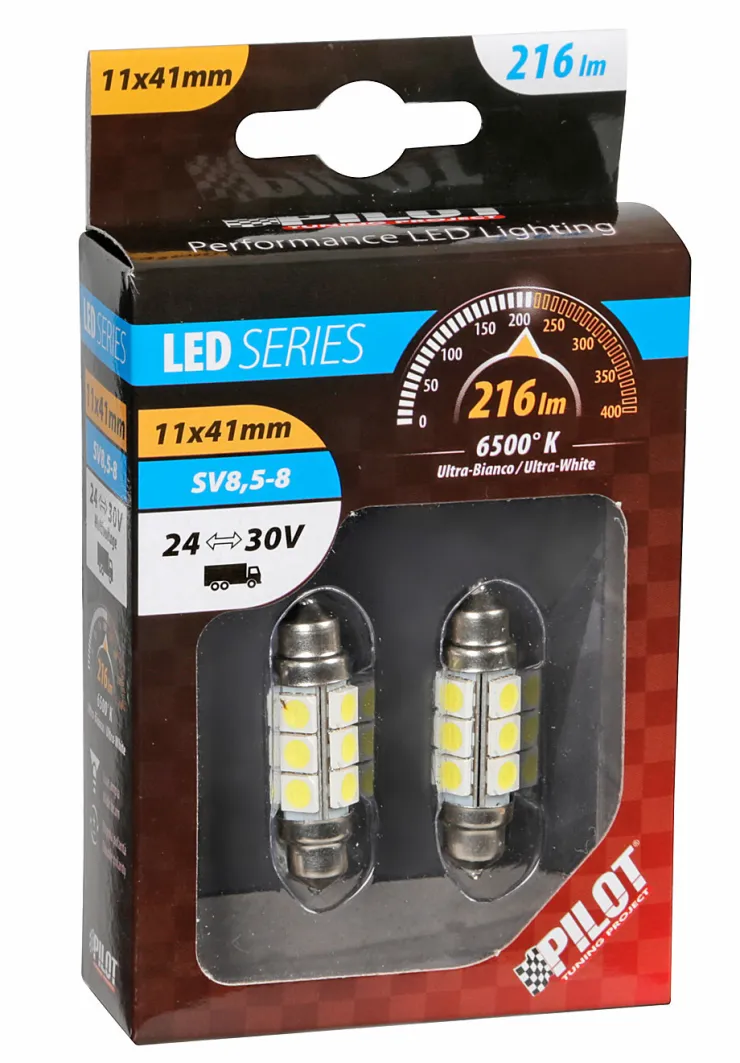 Hyper Led 36 - 11x41mm - 24/30V Éclairage