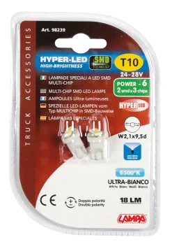 Best HYPER-LED T10 2 SMD Éclairage