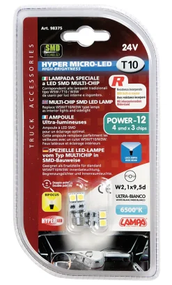 HYPER-LED T10 4 SMD Éclairage