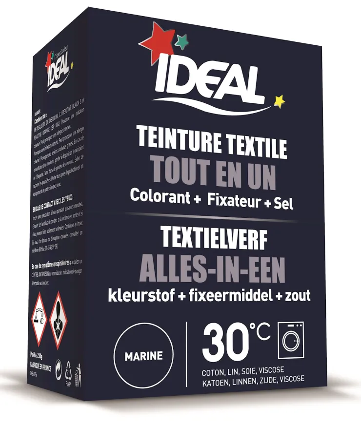 Sale mini teinture textile bleu 230 g Teinture Textile