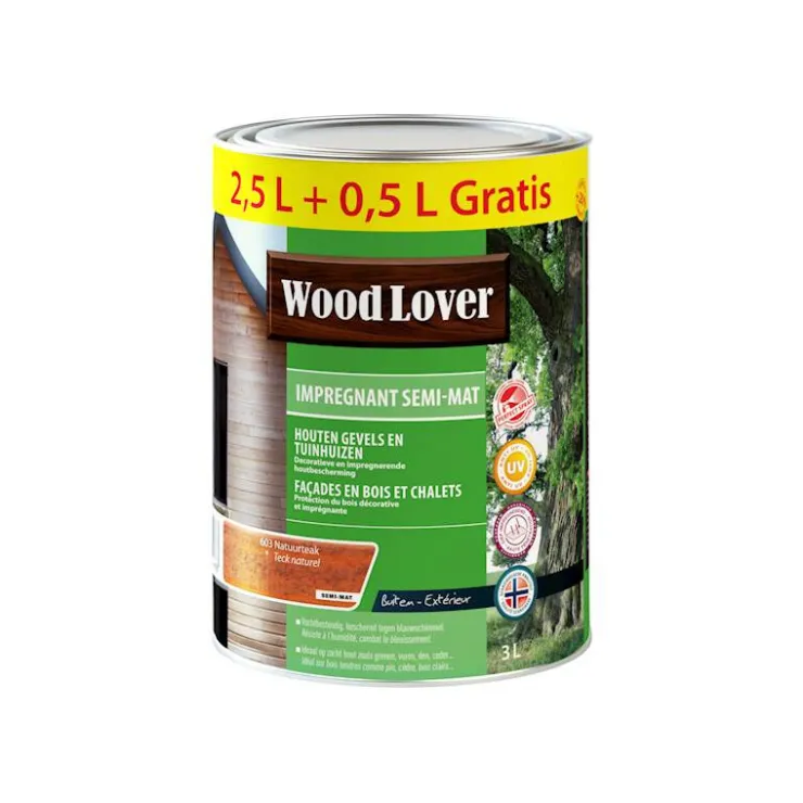 Sale Impregnant teck naturel promo 3 L Peinture Mur Et Plafond|Lasure, Huile & Vernis